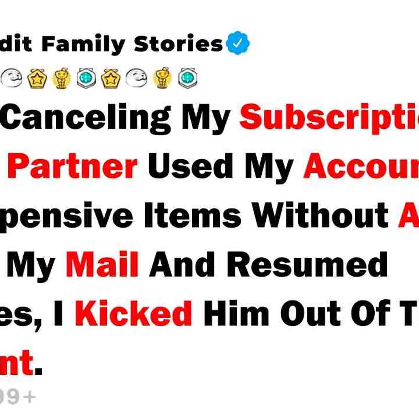 AITA For Canceling My Subscription After My Partner Used My Account To... - Best Reddit Stories
