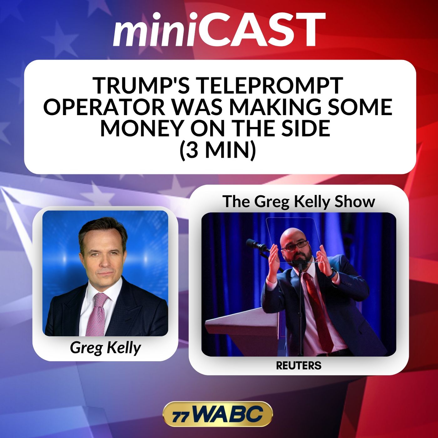 Trump's Teleprompt Operator was Making Some Money on the Side (3 min)