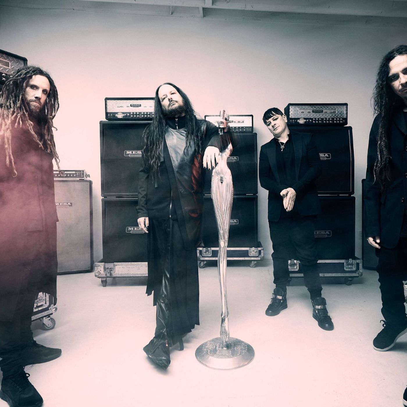 It sounds like KoRn have “just finished recording” their new album episode artwork
