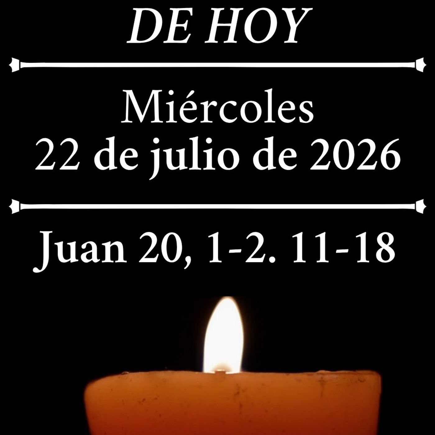 Evangelio del miércoles 22 de julio - "Se han llevado del sepulcro al señor" episode artwork