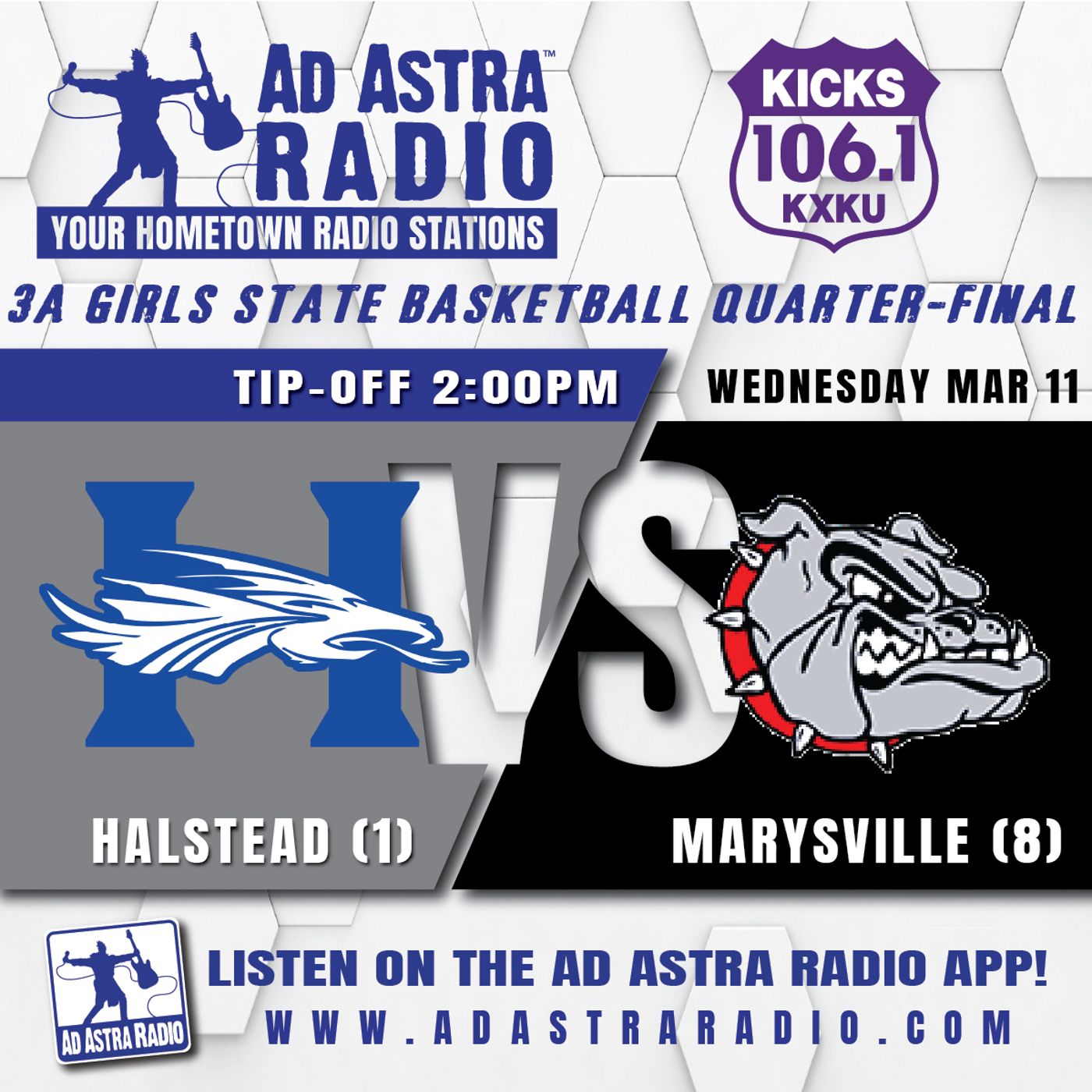 Halstead Dragons vs Marysville Bulldogs High School Basketball (3A Girls State Quarterfinal-March 11, 2026) episode artwork