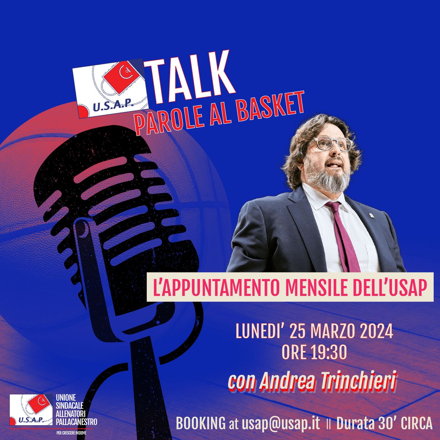 Usap Talk: 2° Episodio | 30 minuti con coach Andrea Trinchieri episode artwork