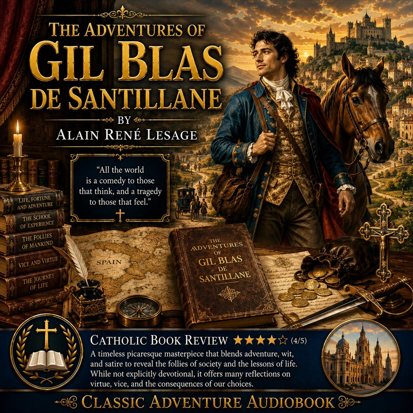 The Adventures of Gil Blas de Santillane by Alain René Lesage | Classic Picaresque Novel Audiobook Part 4 episode artwork