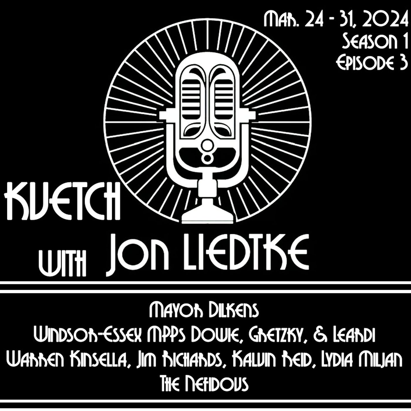 KVETCHING on Housing Rhetoric, Ontario's Budget, anti-Israel propaganda, & MPs' pensions episode artwork