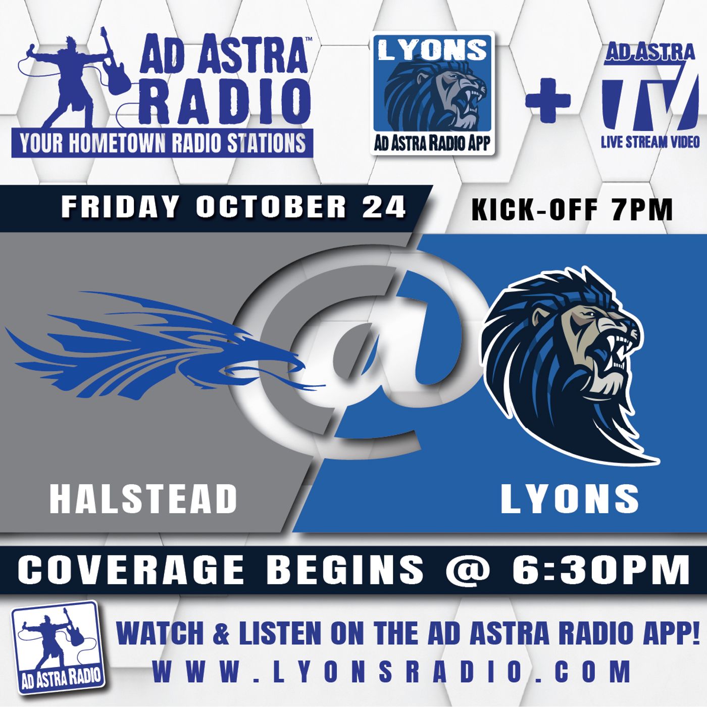 Halstead Dragons at Lyons Lions Football (October 24, 2025) episode artwork