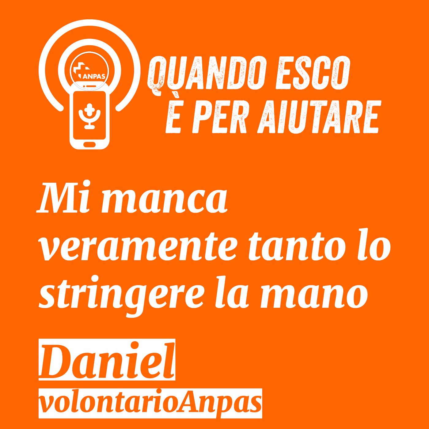 Quando esco è per aiutare