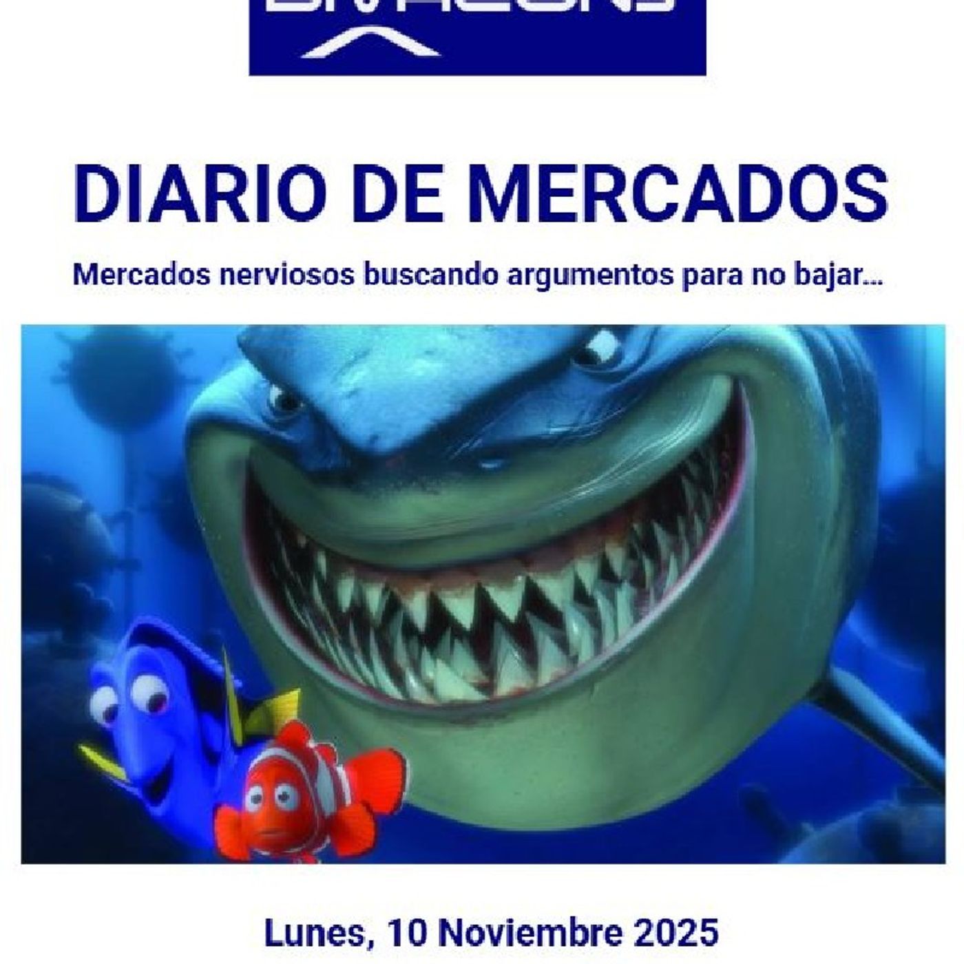PODCAST en abierto DIARIO DE MERCADOS Lunes 10 Nov 2025