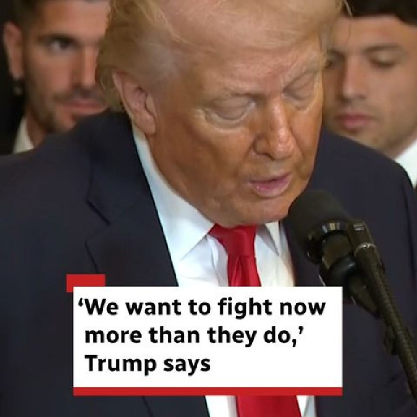 U.S. President Donald Trump called on members of the Iranian Revolutionary Guard, the Iranian military and police to surrender and accept 't episode artwork