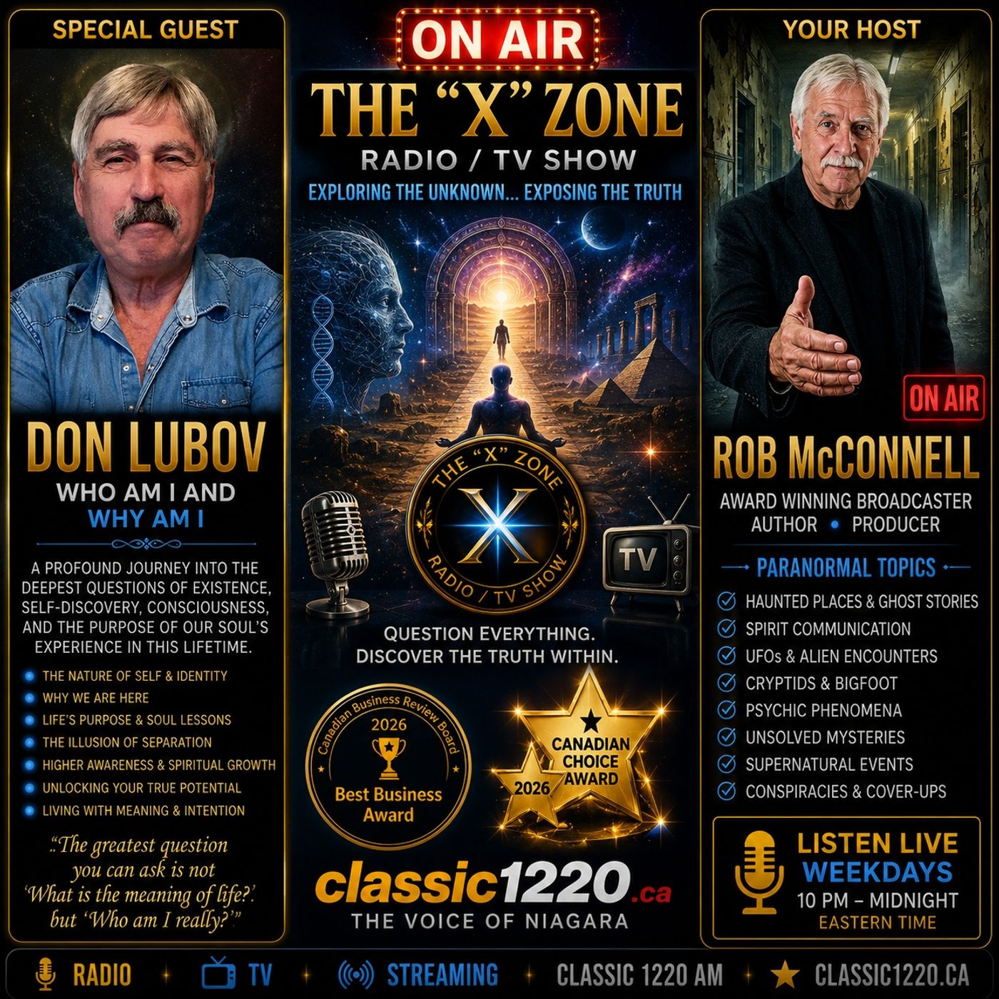 Rob McConnell Interviews - DON LUBOV - Who Am I and Why Am I episode artwork