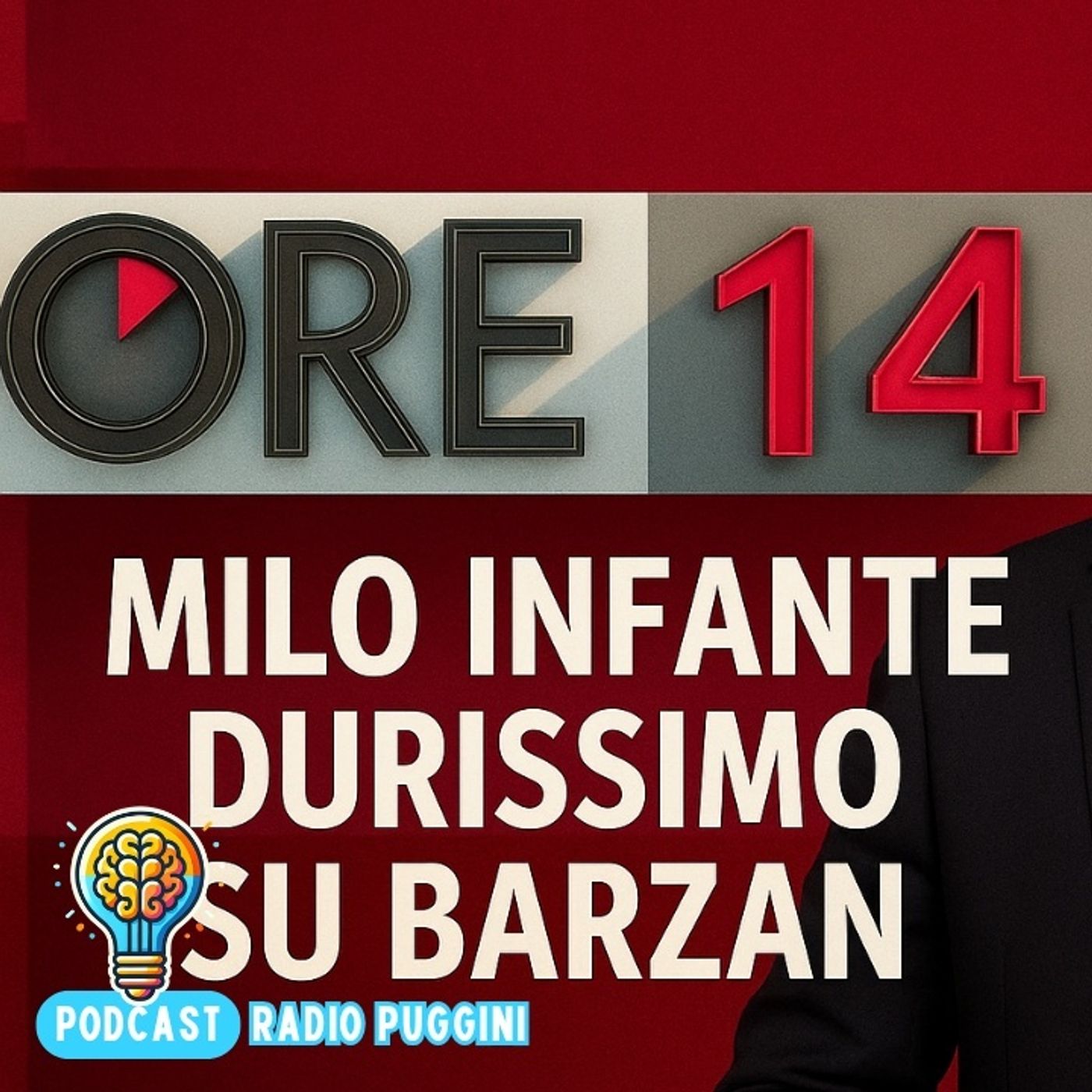 Milo Infante contro Davide Barzan a Ore 14: Ci onoriamo di non ospitarlo! Commento Radio Puggini episode artwork