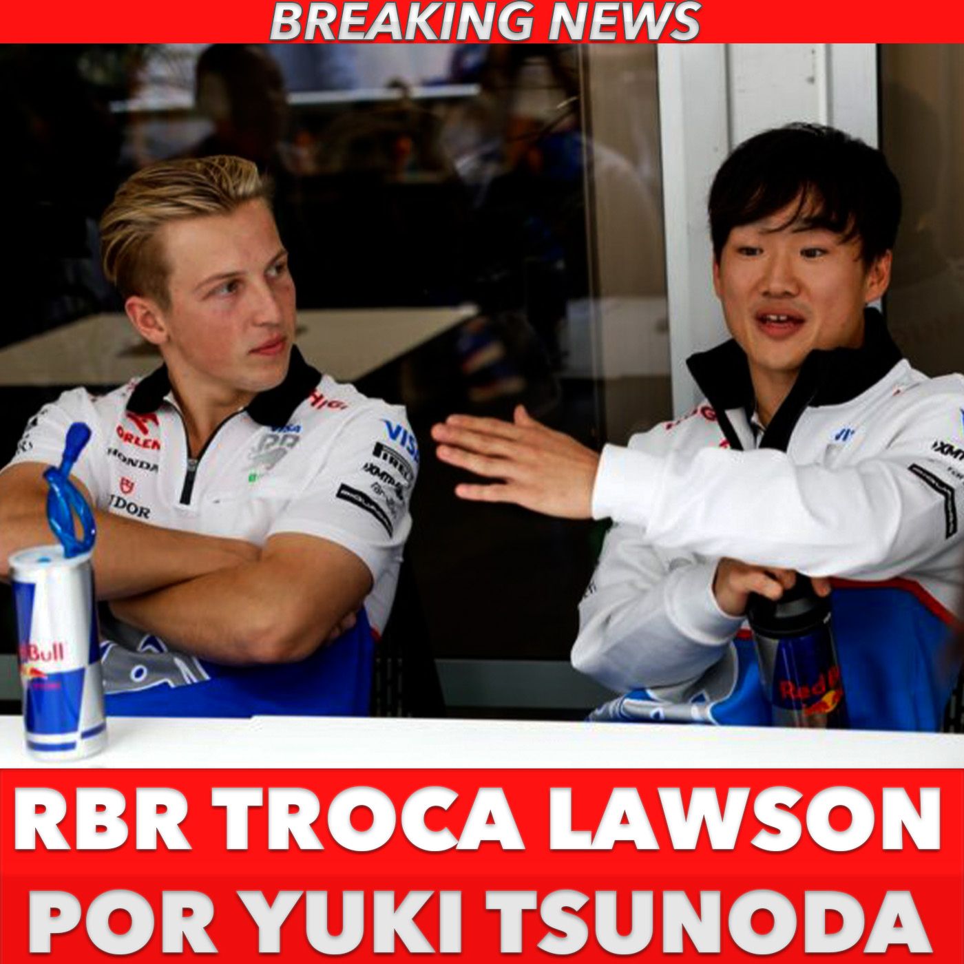 RBR TROCA LAWSON POR TSUNODA NO JAPÃO! Jornais holandeses CRAVAM notícia: Liam fica na Racing Bulls
