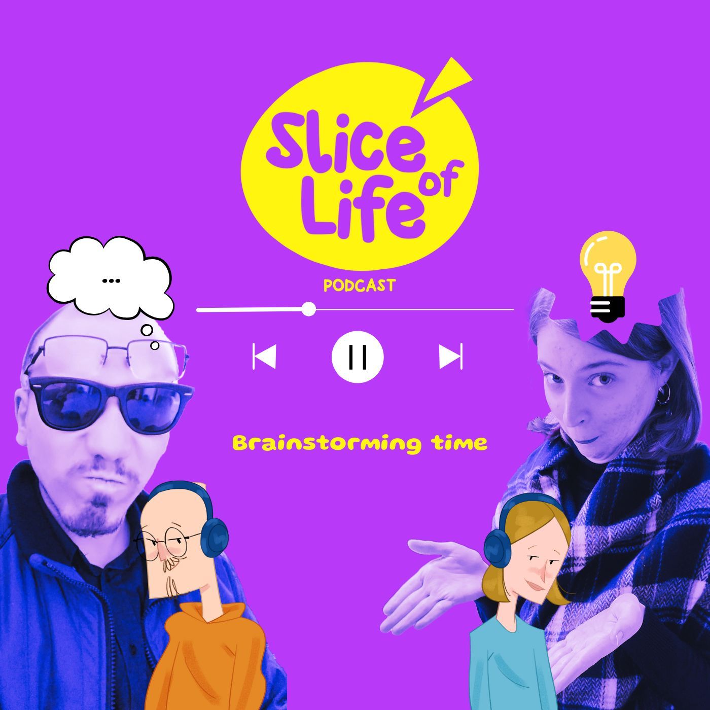 Brainstorming episode artwork