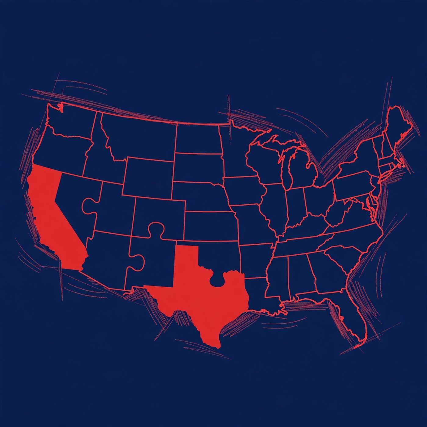 The Redistricting War: Texas versus California