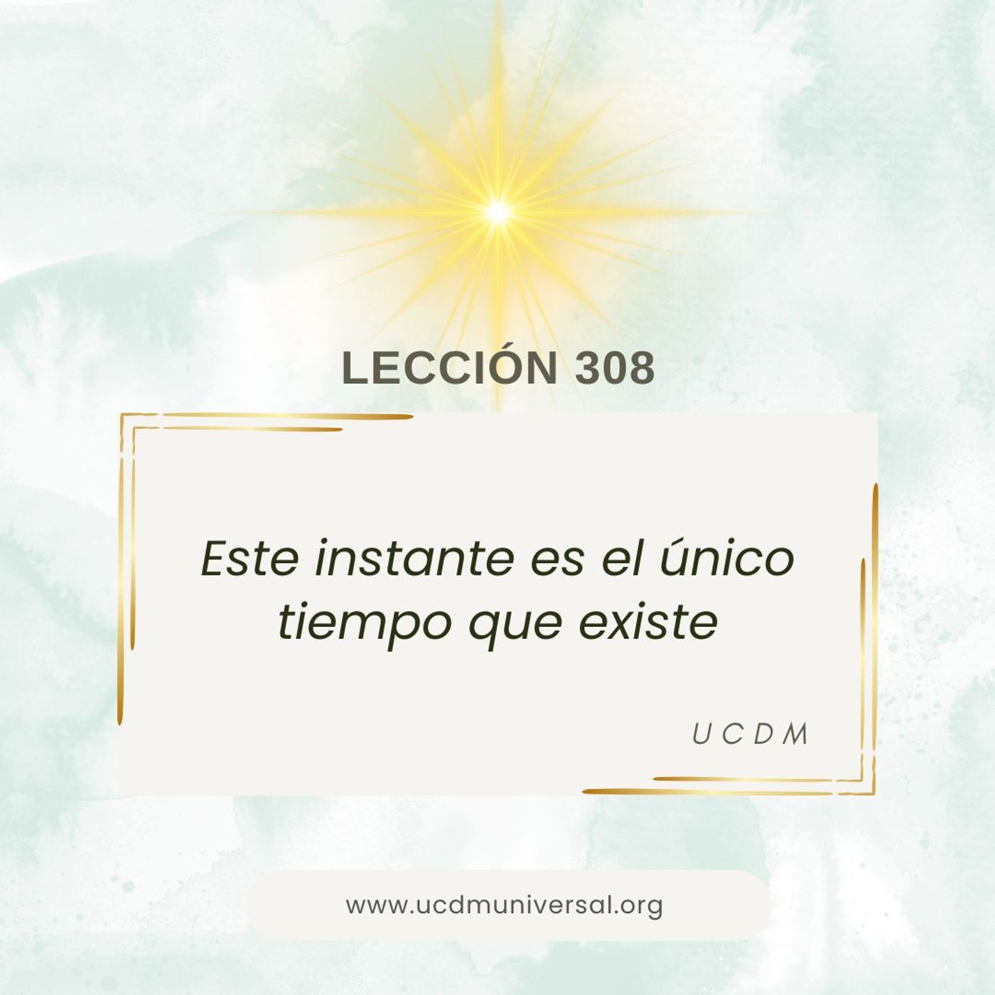 UCDM Universal LECCIÓN DEL DÍA