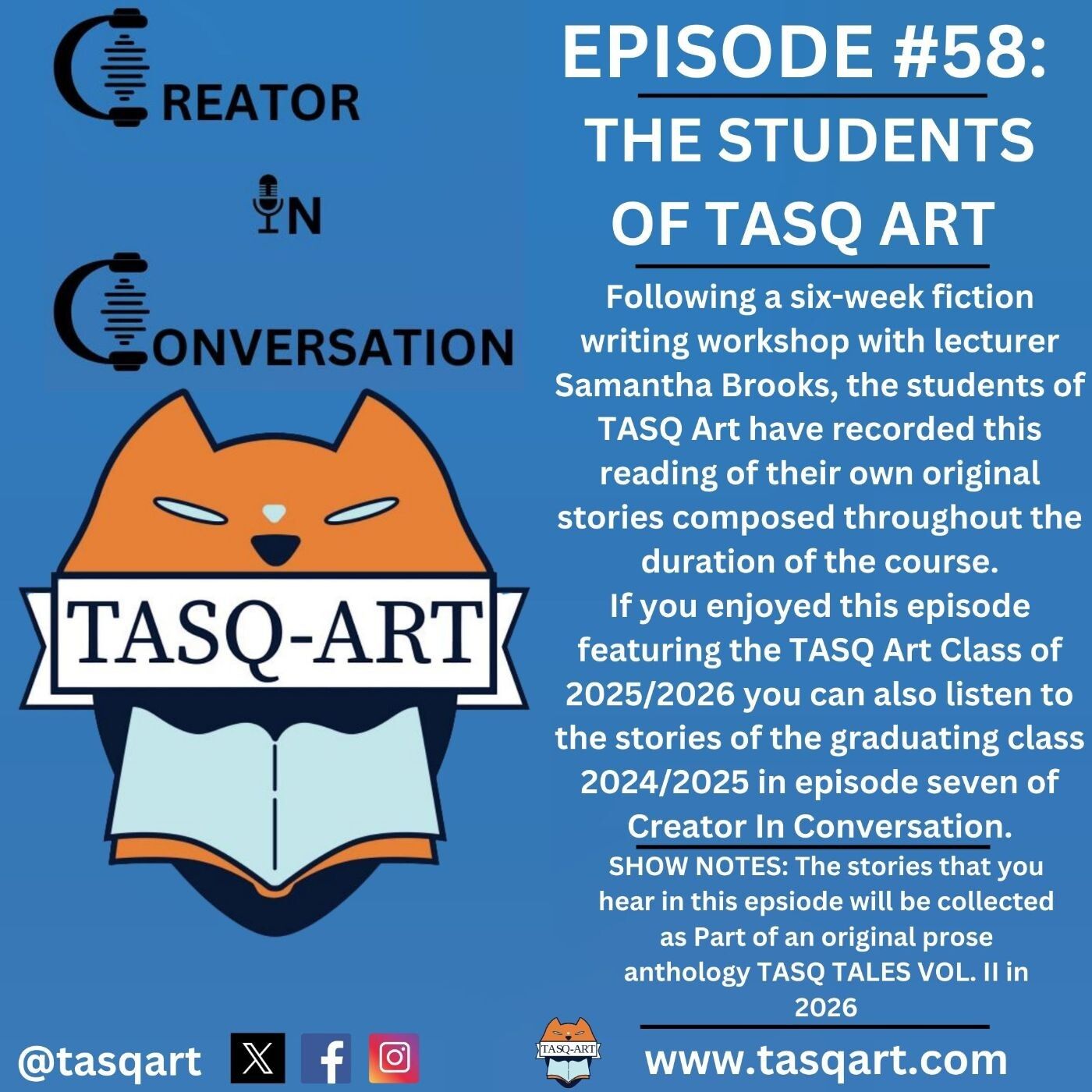 Student Short Stories: Creator In Conversation Ep. 58 episode artwork