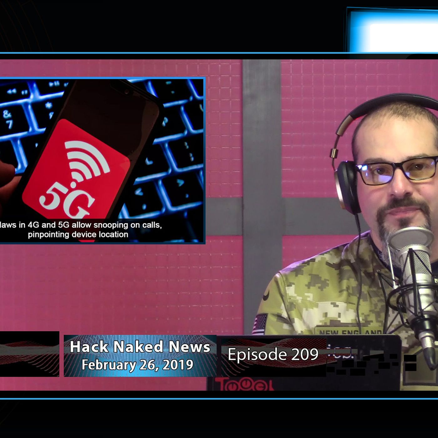 Hack Naked News #209 - February 26, 2019 episode artwork