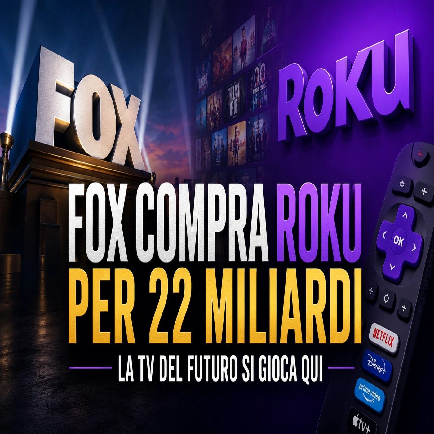 Fox compra Roku per 22 miliardi_ la TV del futuro si gioca qui episode artwork