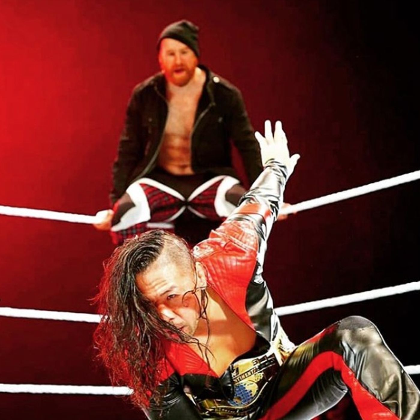 It's Mike Jones with WWE's Shinsuke Nakamura and Sami Zayn