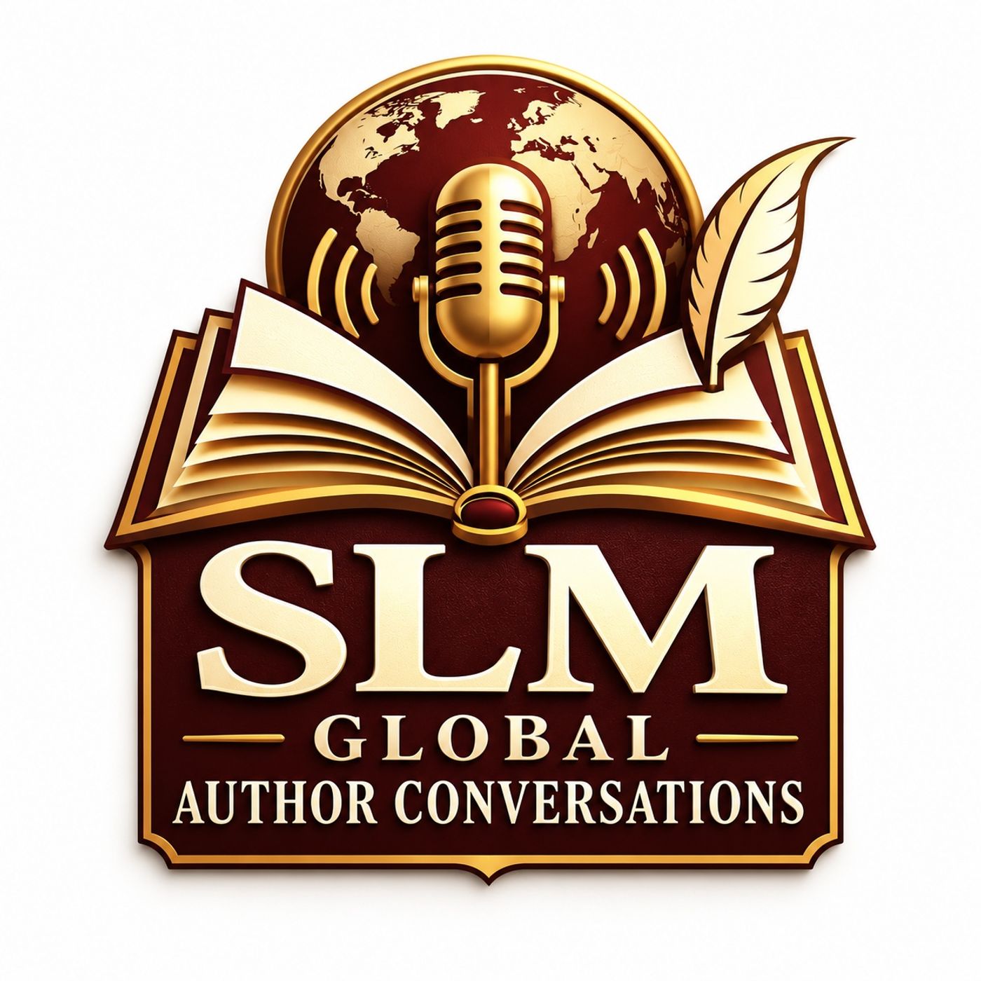 SLM Global Author Conversations podcast artwork