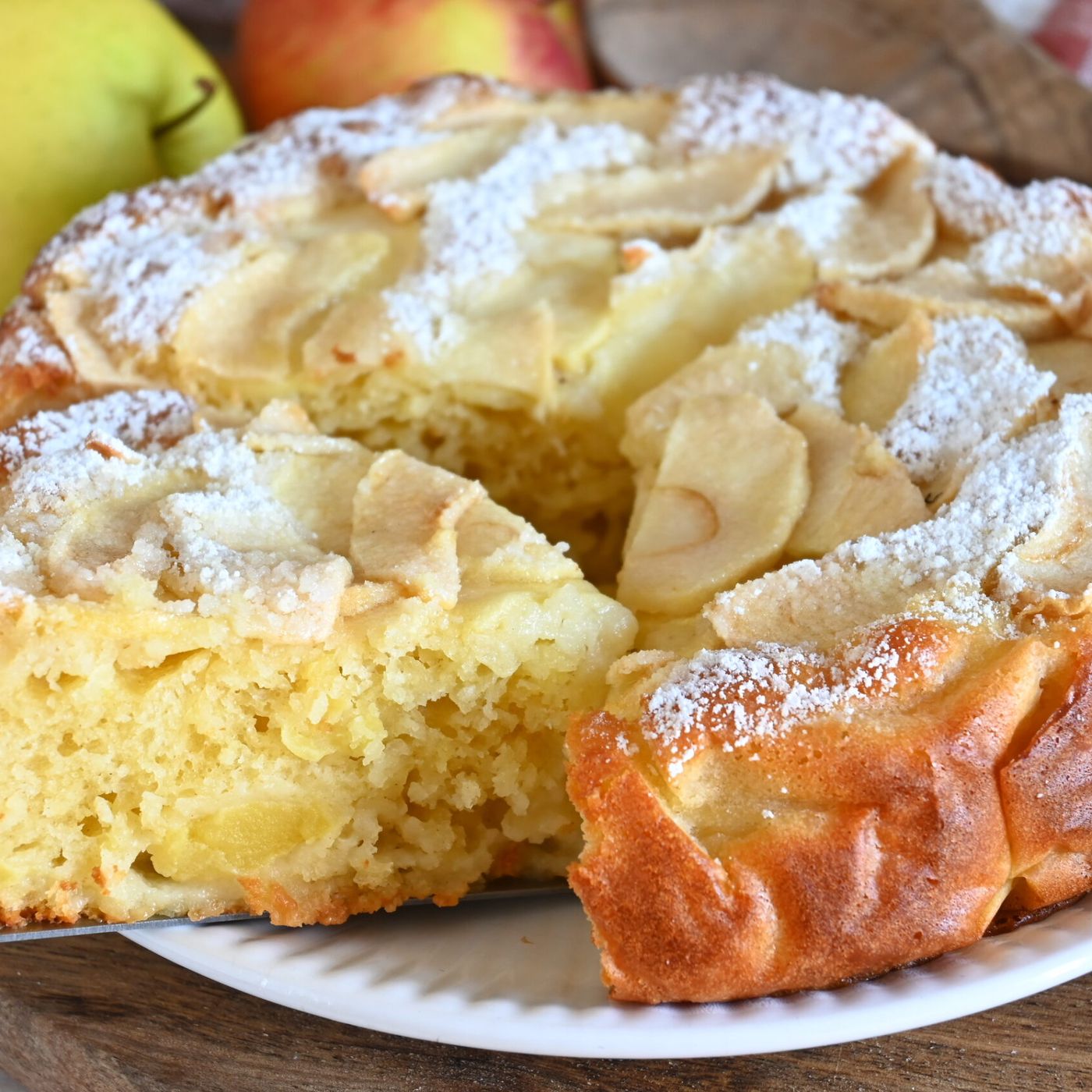 Torta di mele senza latte e burro