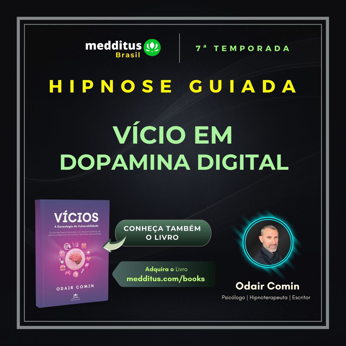 318 | Hipnose para Vício em Dopamina Digital | Odair Comin episode artwork