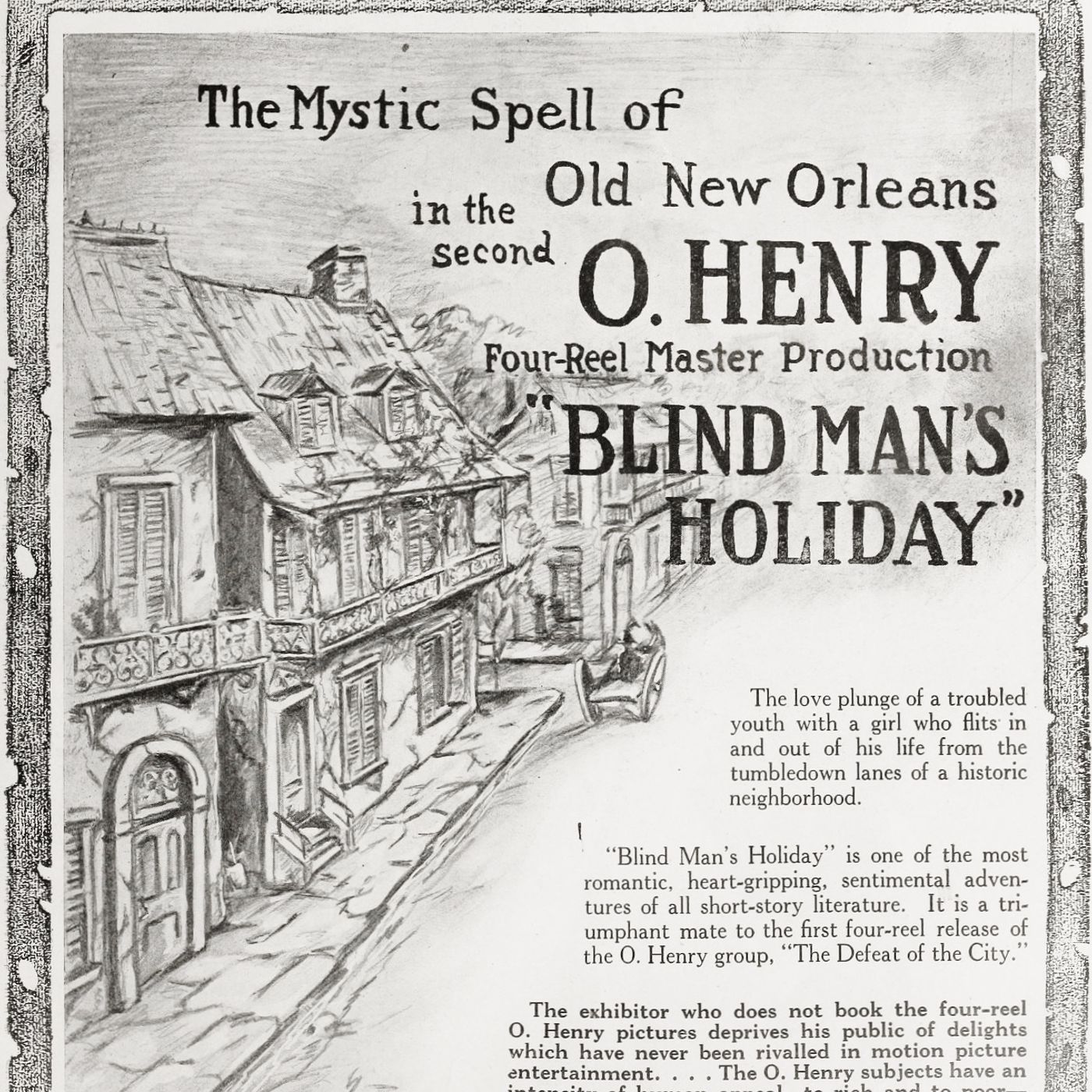 BLIND MAN'S HOLIDAY by O.HENRY episode artwork