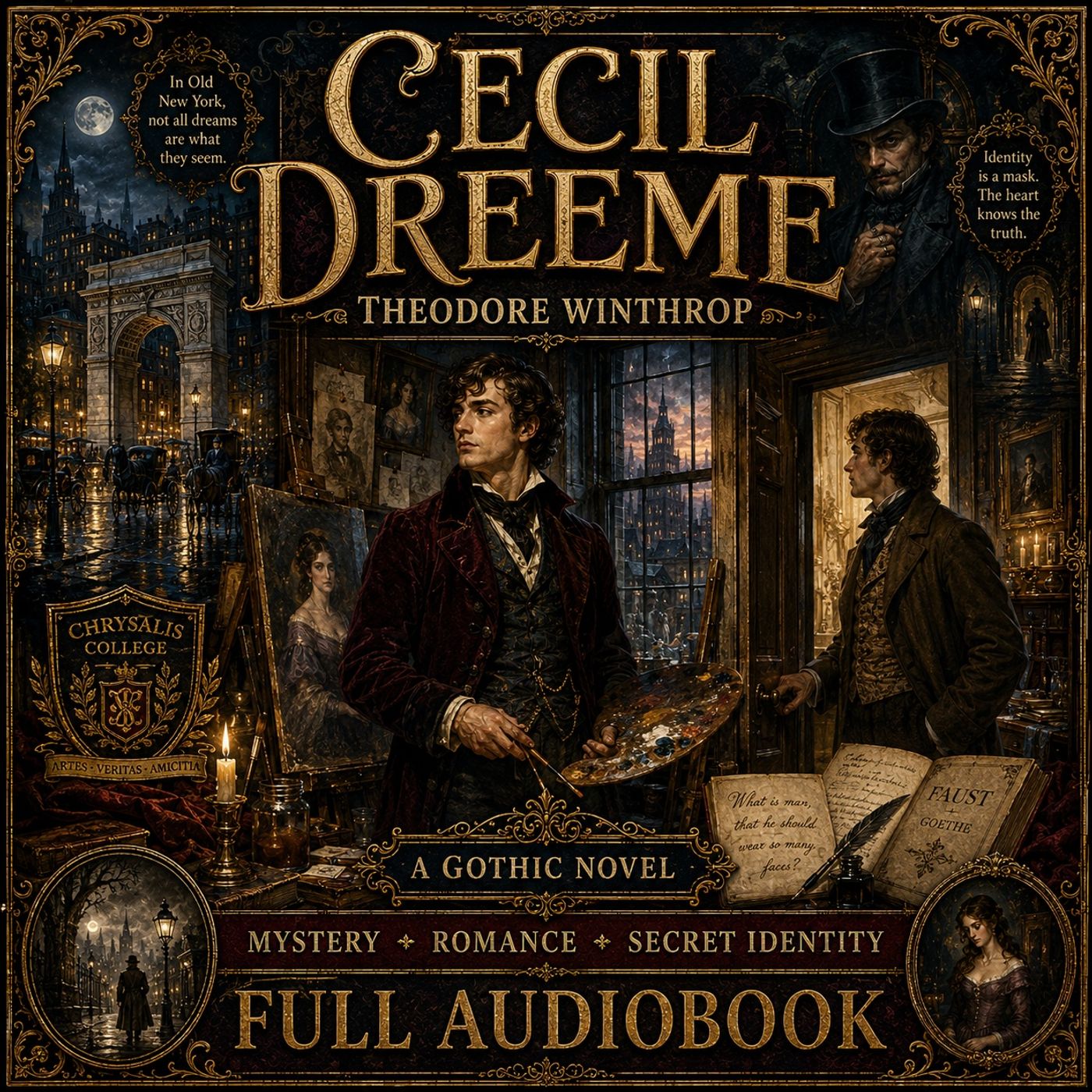 Cecil Dreeme by Theodore Winthrop | Gothic Mystery, Romance & Secret Identity in Old New York | Full Audiobook Part 1 episode artwork