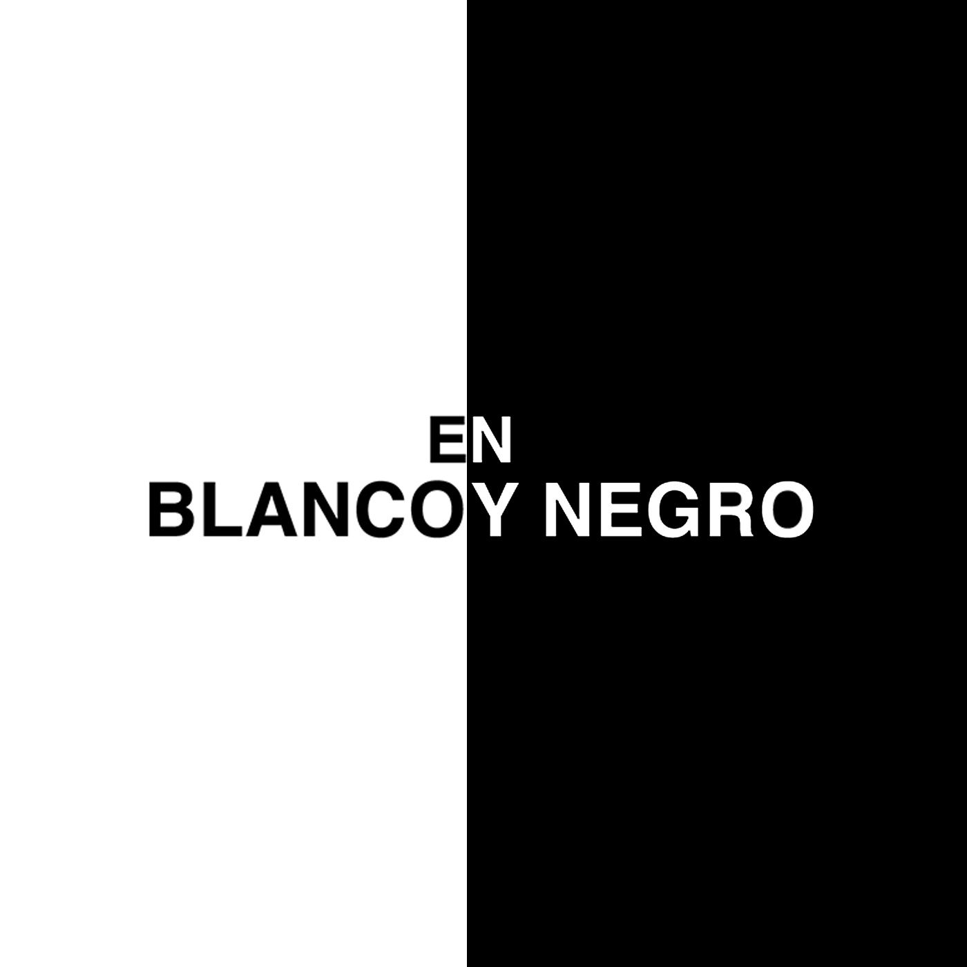 En blanco y negro