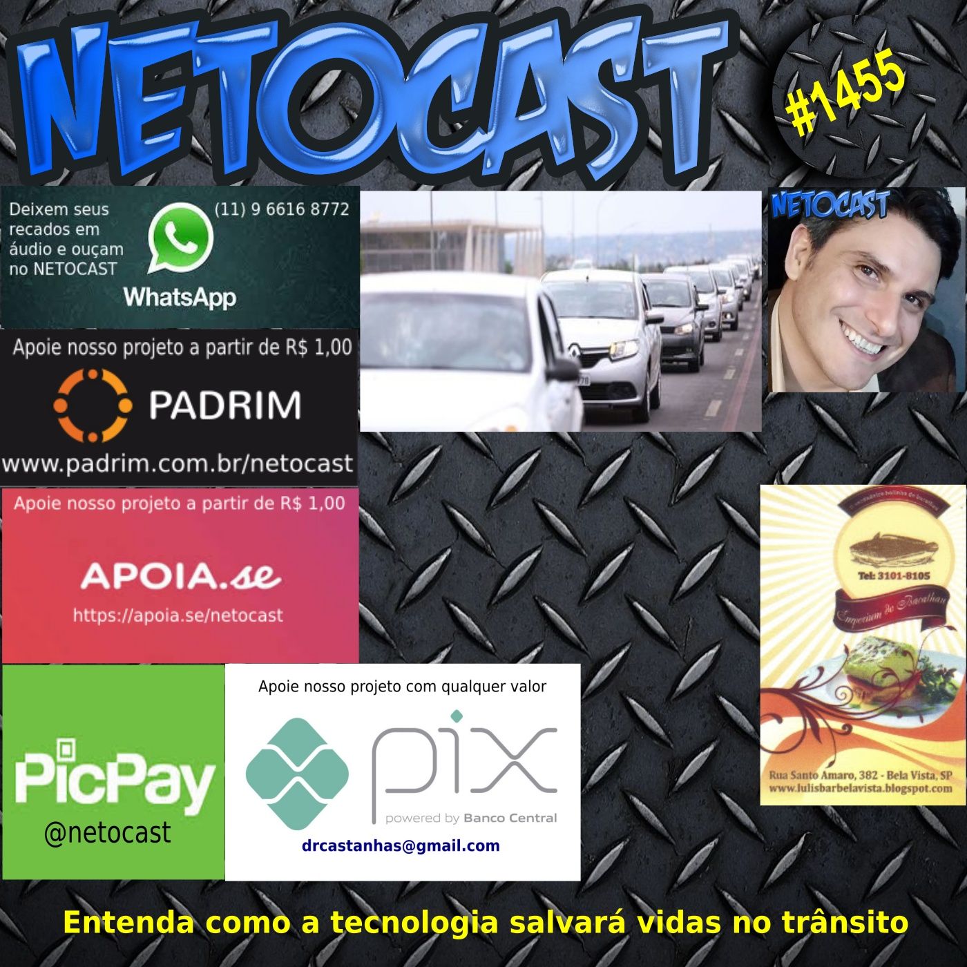 NETOCAST 1455 DE 24/09/2021 - Especialista explica uso da tecnologia para reduzir mortes no trânsito