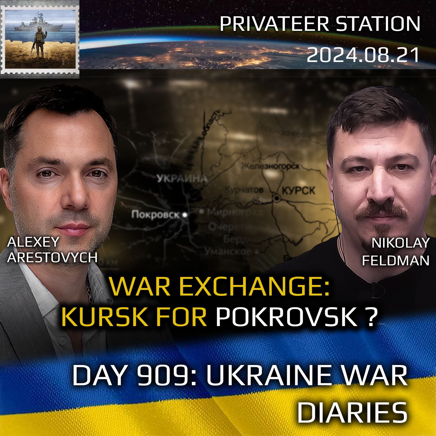 cover of episode War in Ukraine, Analytics. Day 909: War Exchange: Kursk for Pokrovsk. Arestovych, Feldman