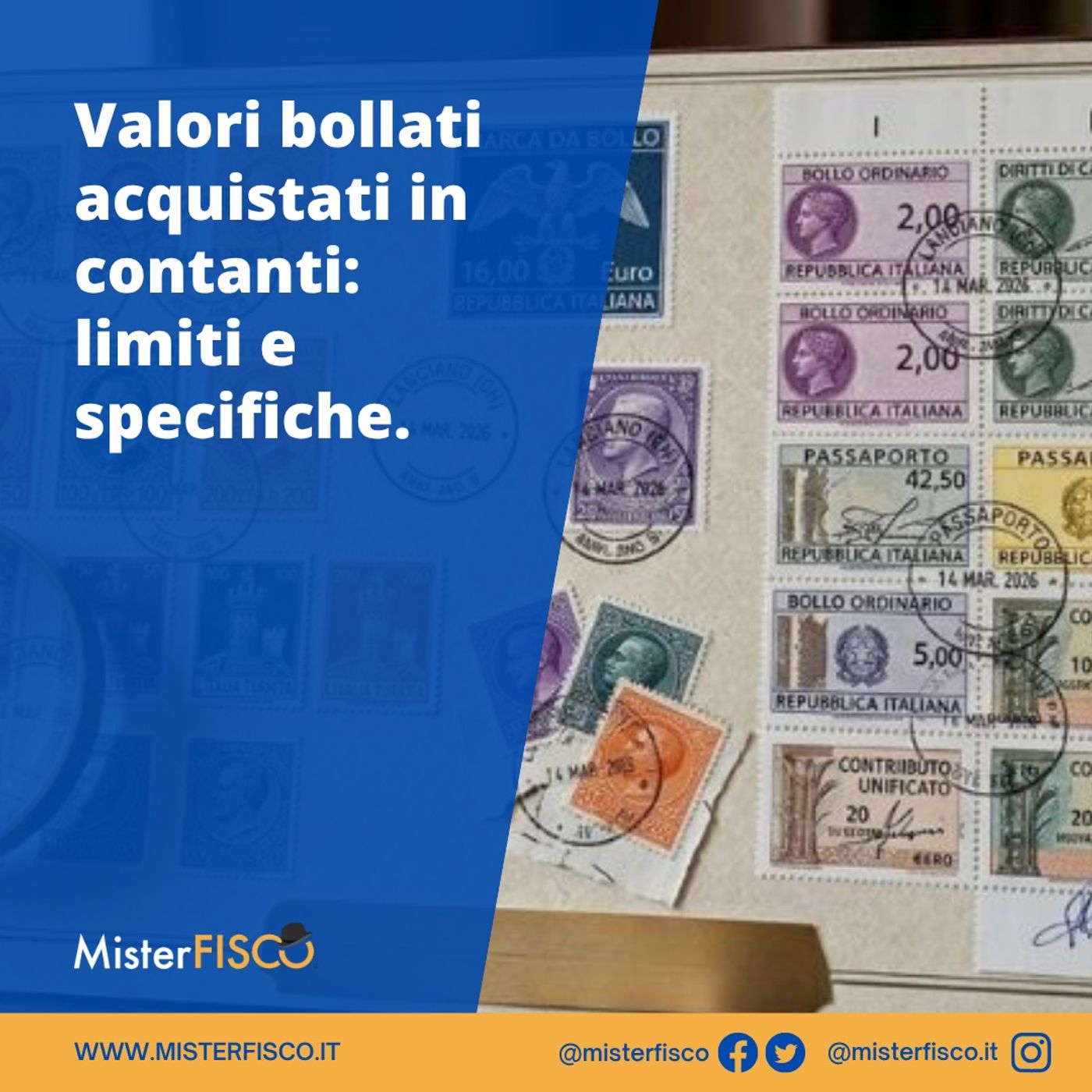 Valori bollati acquistati in contanti: limiti e specifiche episode artwork