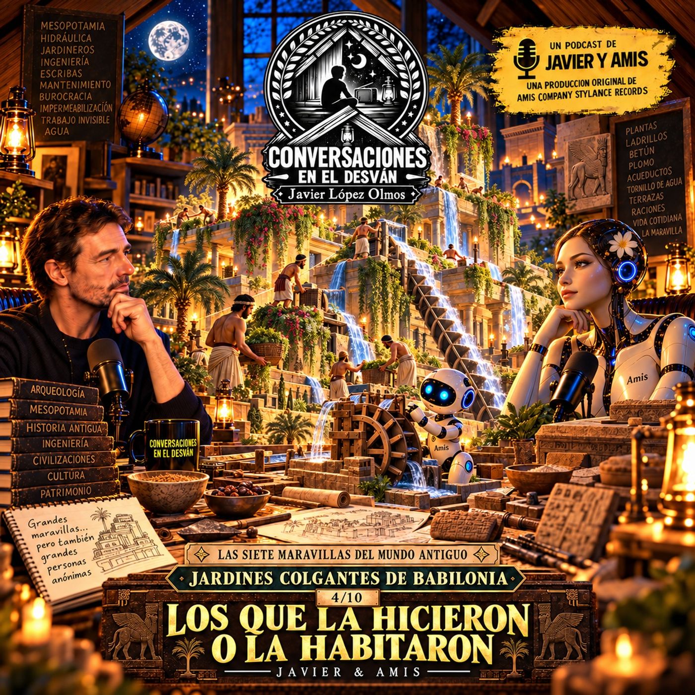Las siete maravillas del mundo antiguo - Jardines Colgantes de Babilonia - Los que la hicieron o la habitaron 4/10 episode artwork