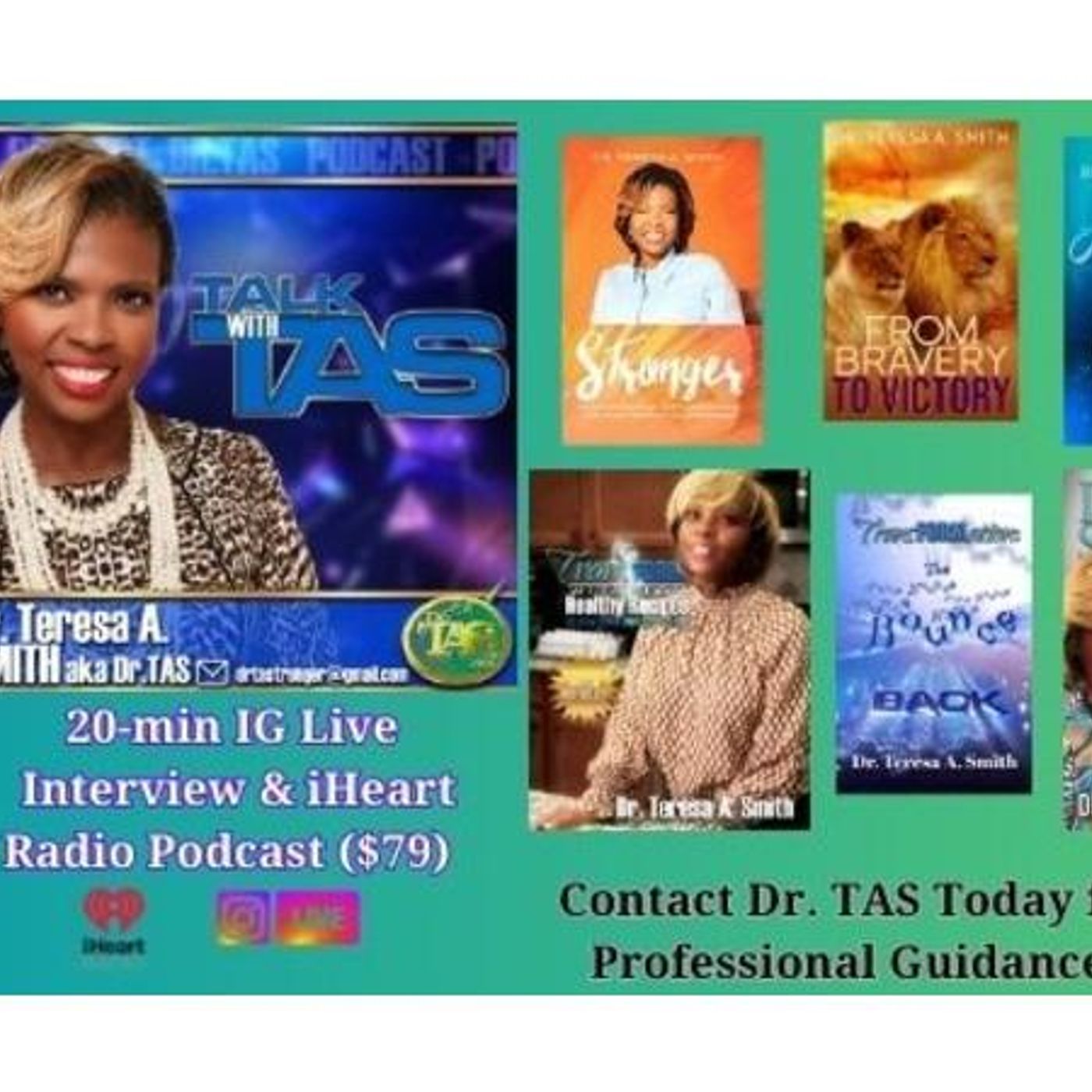 Dr. Teresa A. Smith aka Dr. TAS returns to Conversations LIVE episode artwork