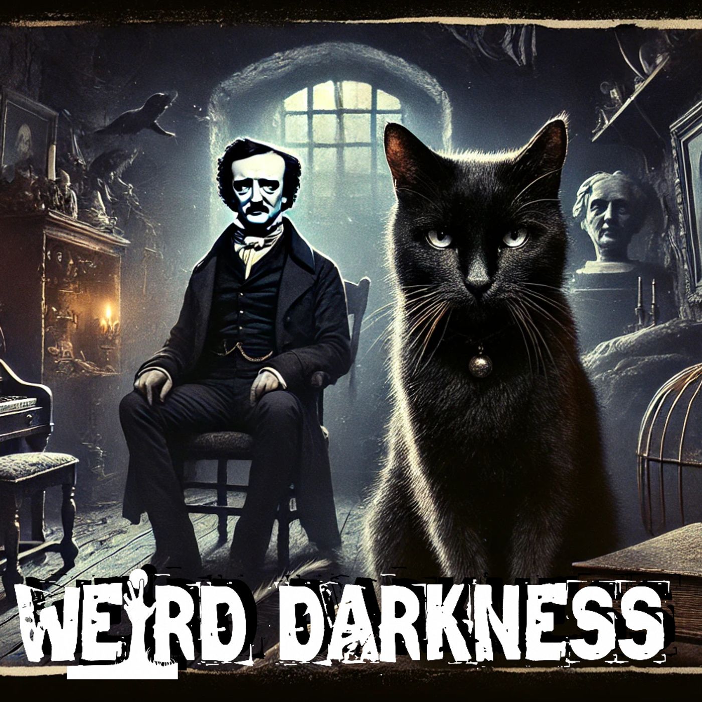 “THE BLACK CAT” by Edgar Allan Poe, plus 3 True Tales of Horror! #WeirdDarkness #Darkives