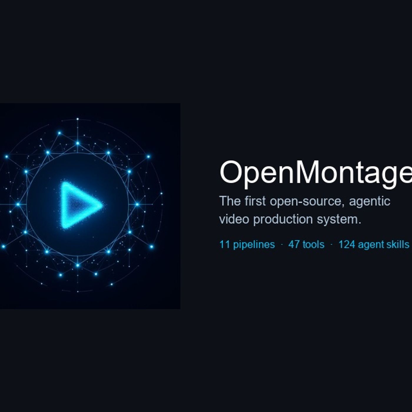 GitHub - calesthio/OpenMontage: World’s first open-source, agentic video production system. 12 pipelines, 52 tools, 500+ agent skills. Turn episode artwork