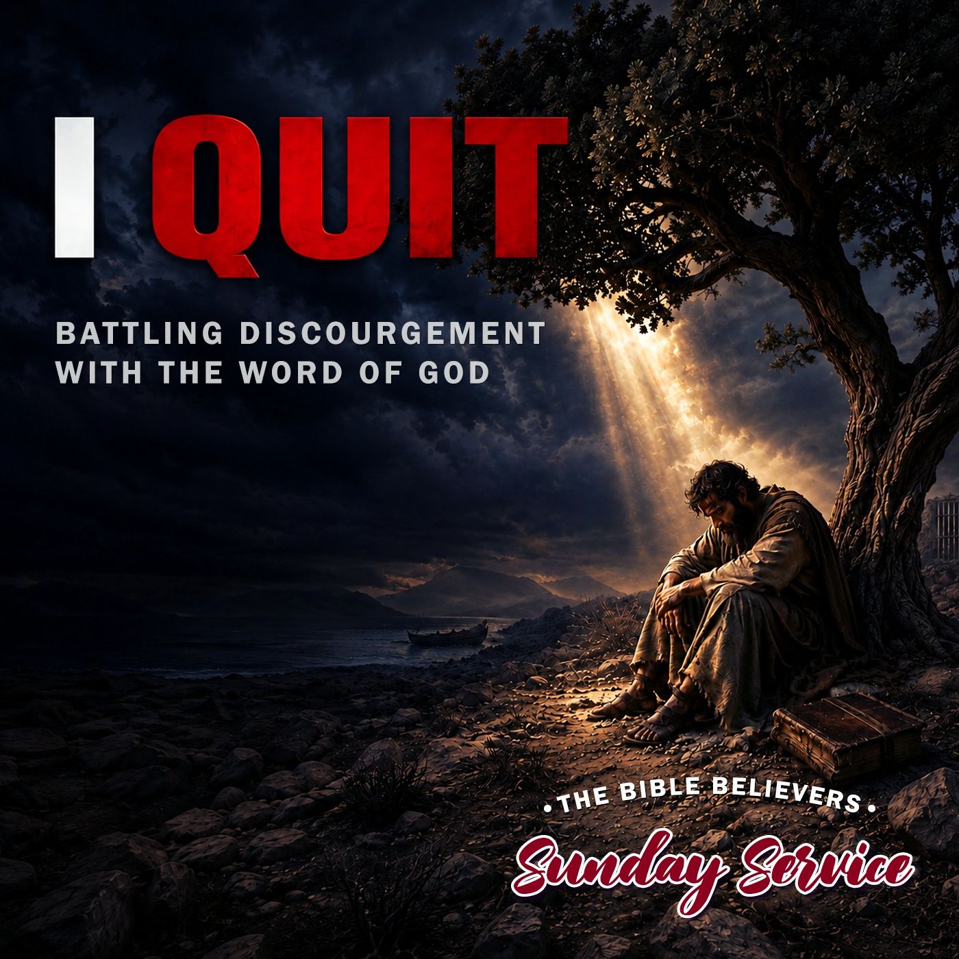 THE BIBLE BELIEVERS SUNDAY SERVICE: I Quit — NTEB BIBLE RADIO: Rightly Dividing cover