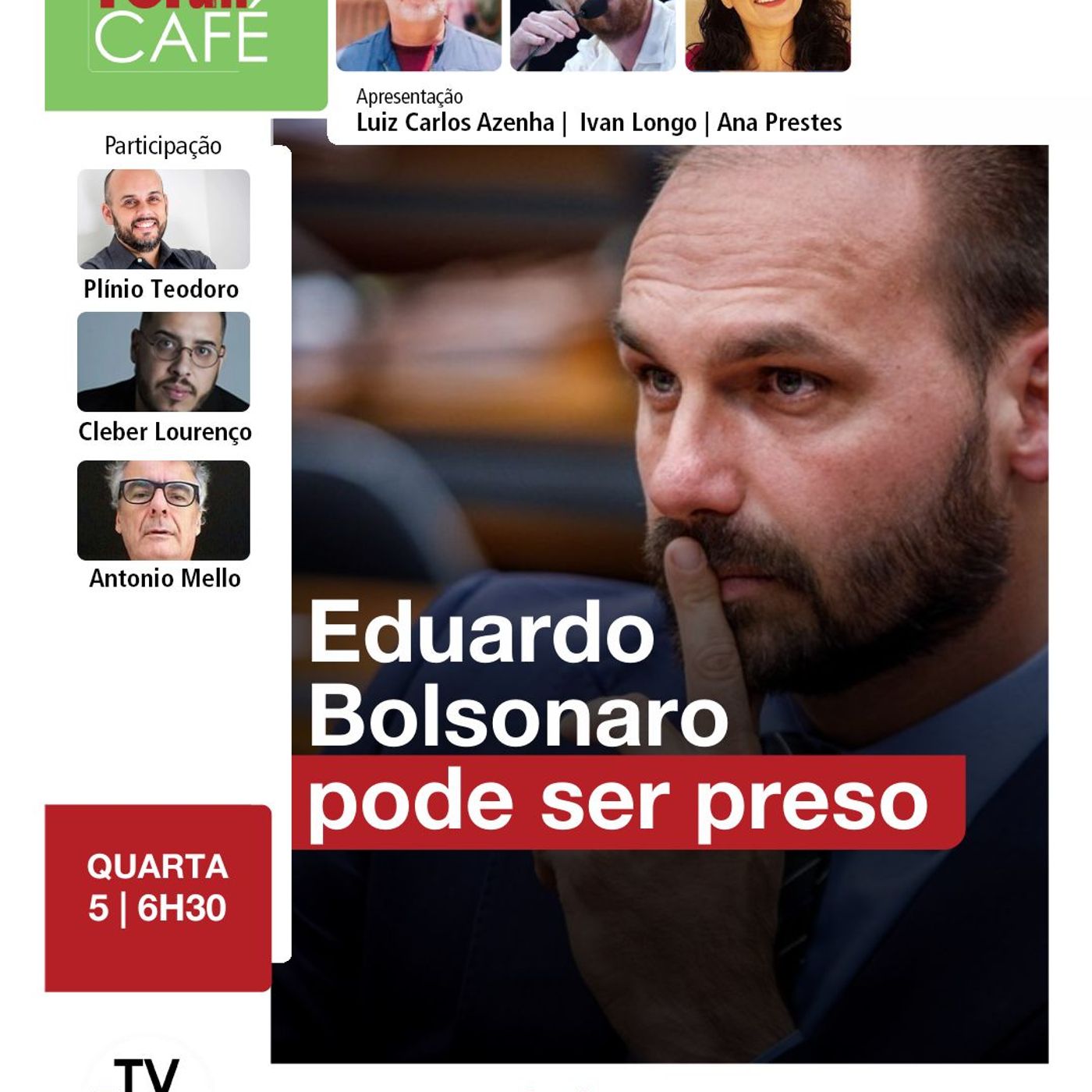 Eduardo Bolsonaro cogita ficar de vez nos EUA | Fórum Café | 05.03.25