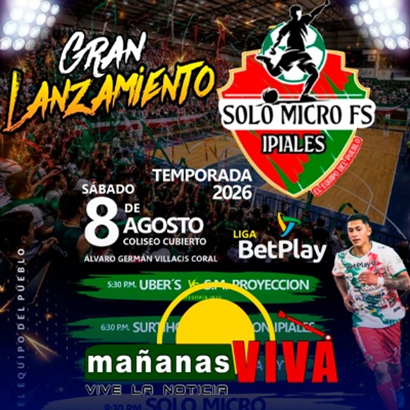 Invitan gran lanzamiento temporada 2026 Solo Micro FS Ipiales episode artwork