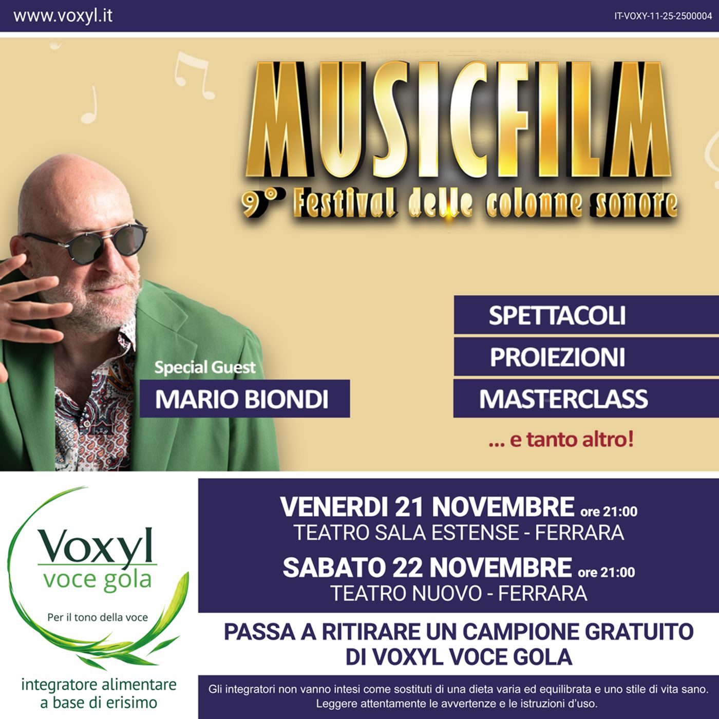 Voxyl a “MusicFilm Festival 2025” episode artwork