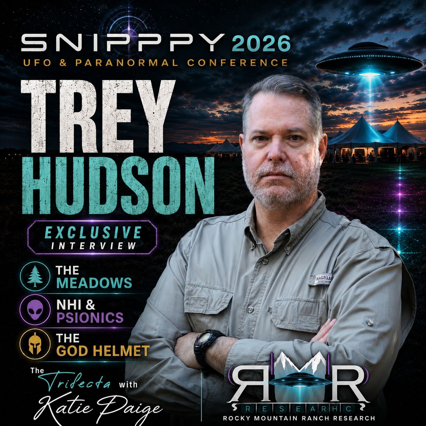 Inside The Meadows: Trey Hudson on NHI, Psionics & the God Helmet | SNIPPY 2026 episode artwork