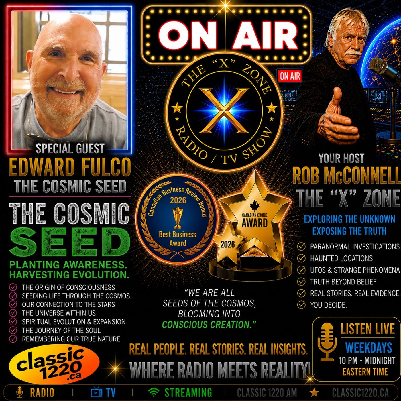 Rob McConnell Interviews - EDWARD FULCO - The Cosmic Seed