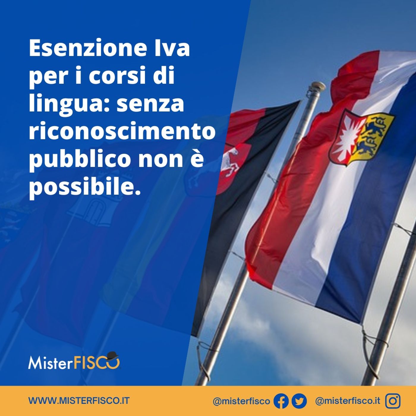 Esenzione Iva per i corsi di lingua senza riconoscimento pubblico non è possibile episode artwork