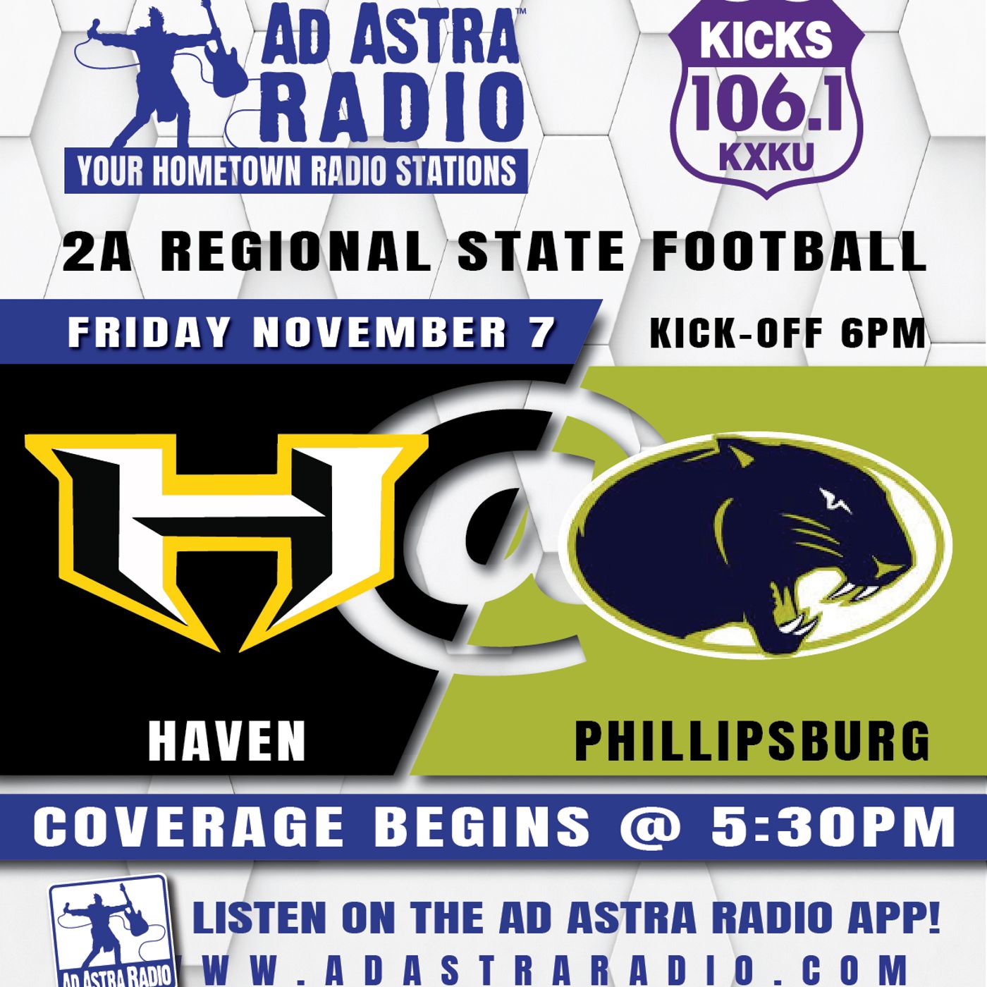 Haven Wildcats at Phillipsburg Panthers Football (November 7, 2025) episode artwork