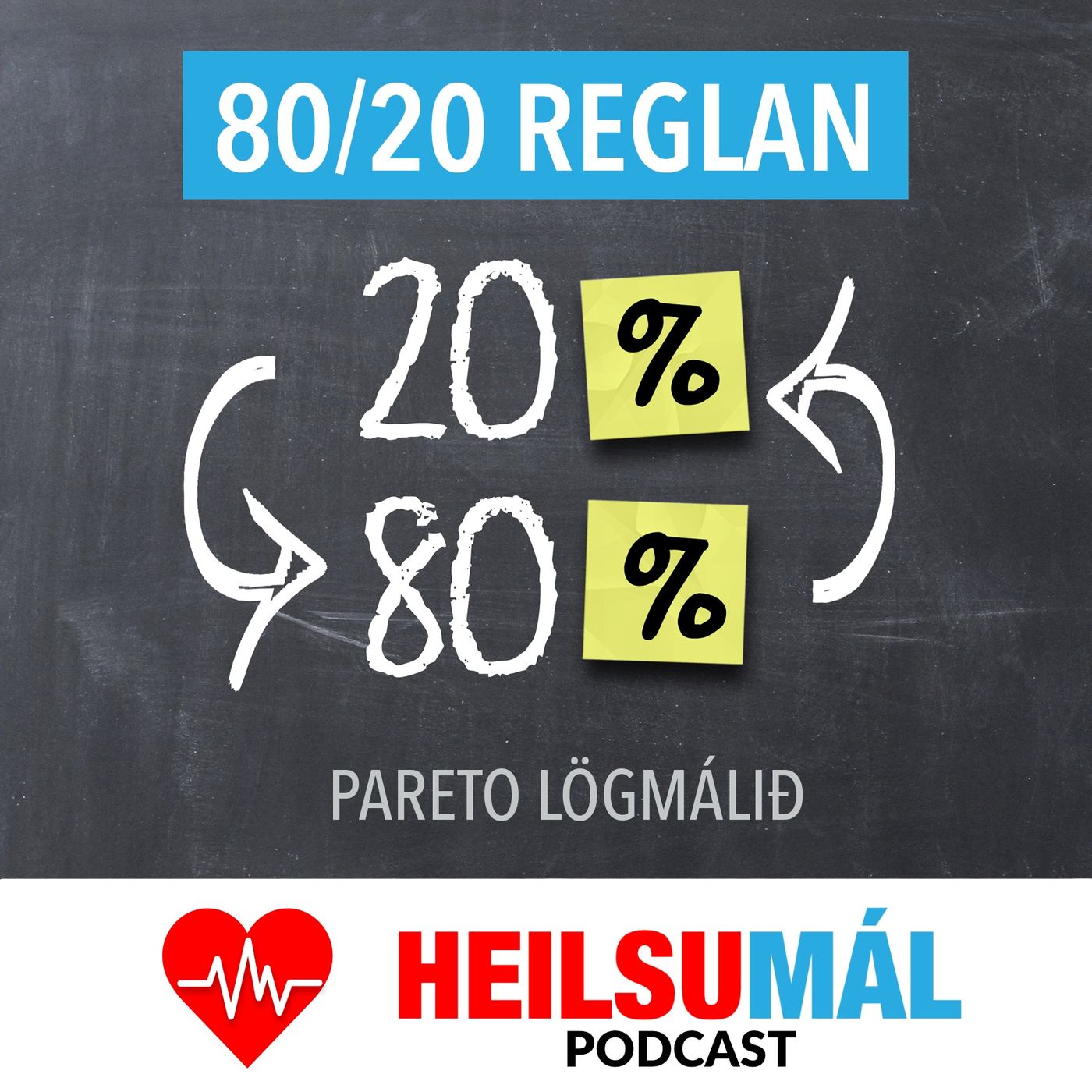 80/20 reglan - náðu 80% af árangri með 20% vinnu