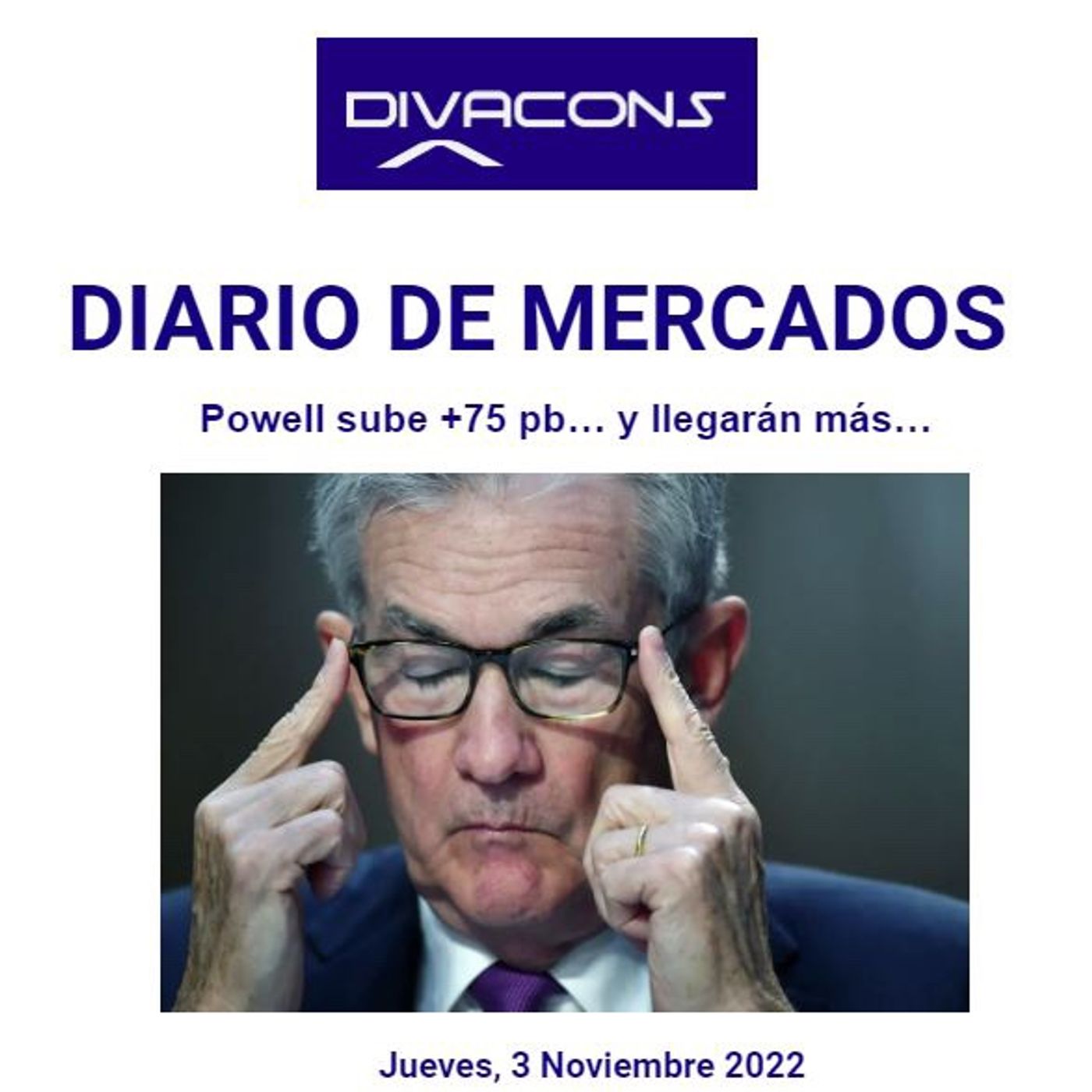 PODCAST DIARIO DE MERCADOS Jueves 3 Nov episode artwork