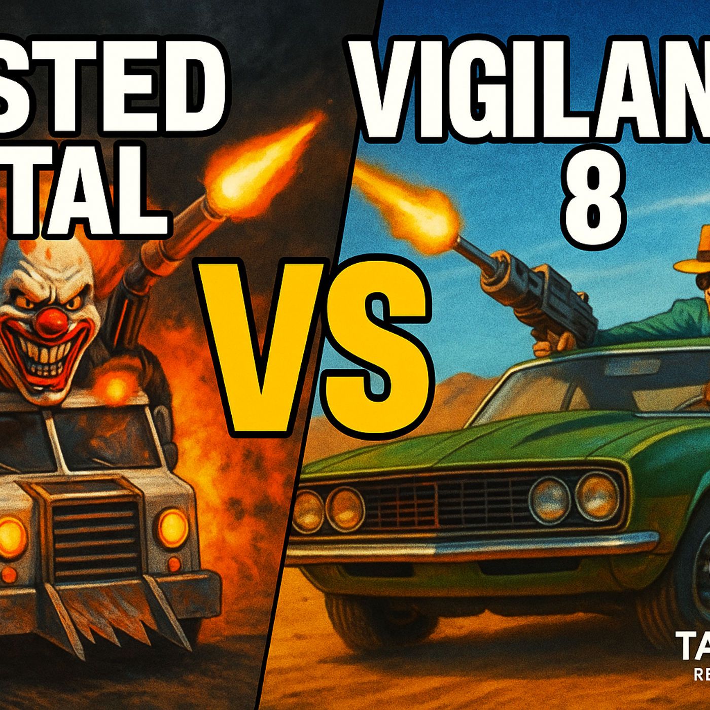 E63 - Twisted Metal vs Vigilante 8: The Ultimate Car Combat Showdown episode artwork
