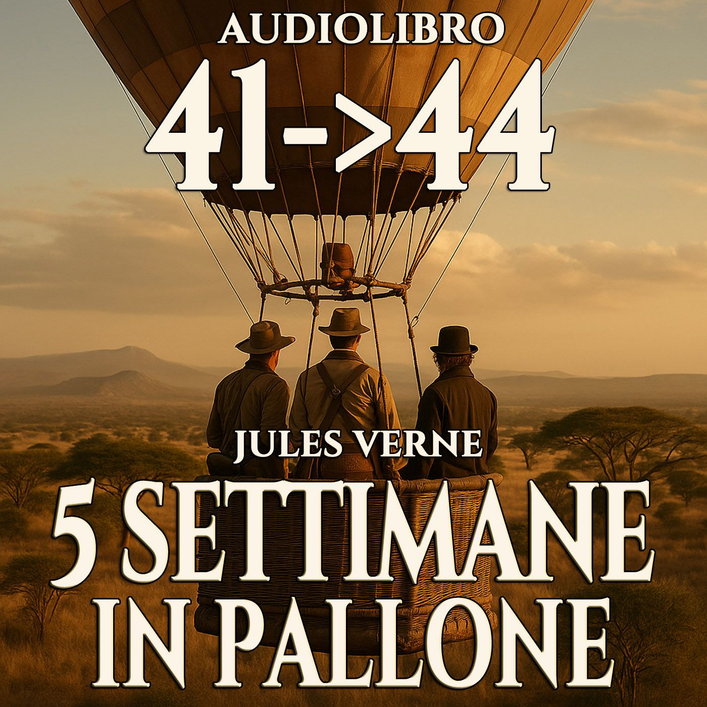 Audiolibro 5 Settimane in Pallone - Capitolo 41-42-43-44 - Jules Verne episode artwork