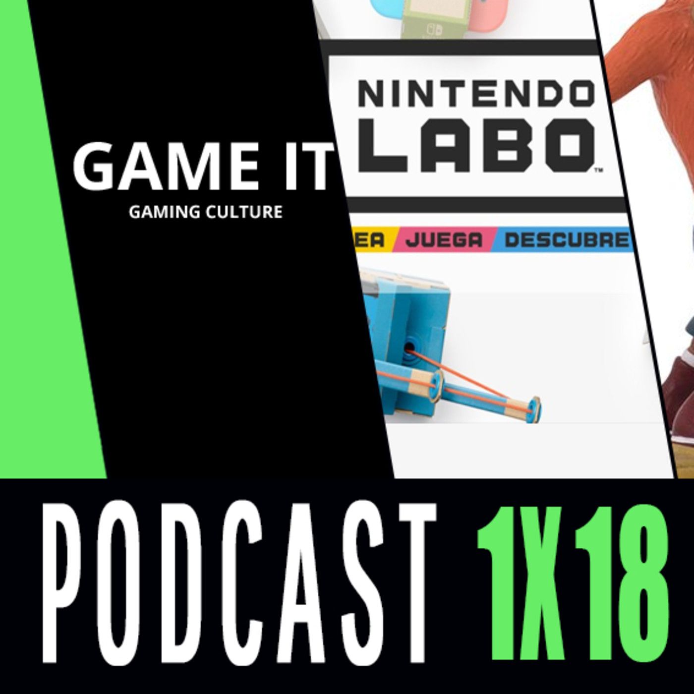 PODCAST SOULMERS 1x18 Nintendo LABO, Dragon Ball FighterZ, Totaku, Last Day of June y COCO episode artwork