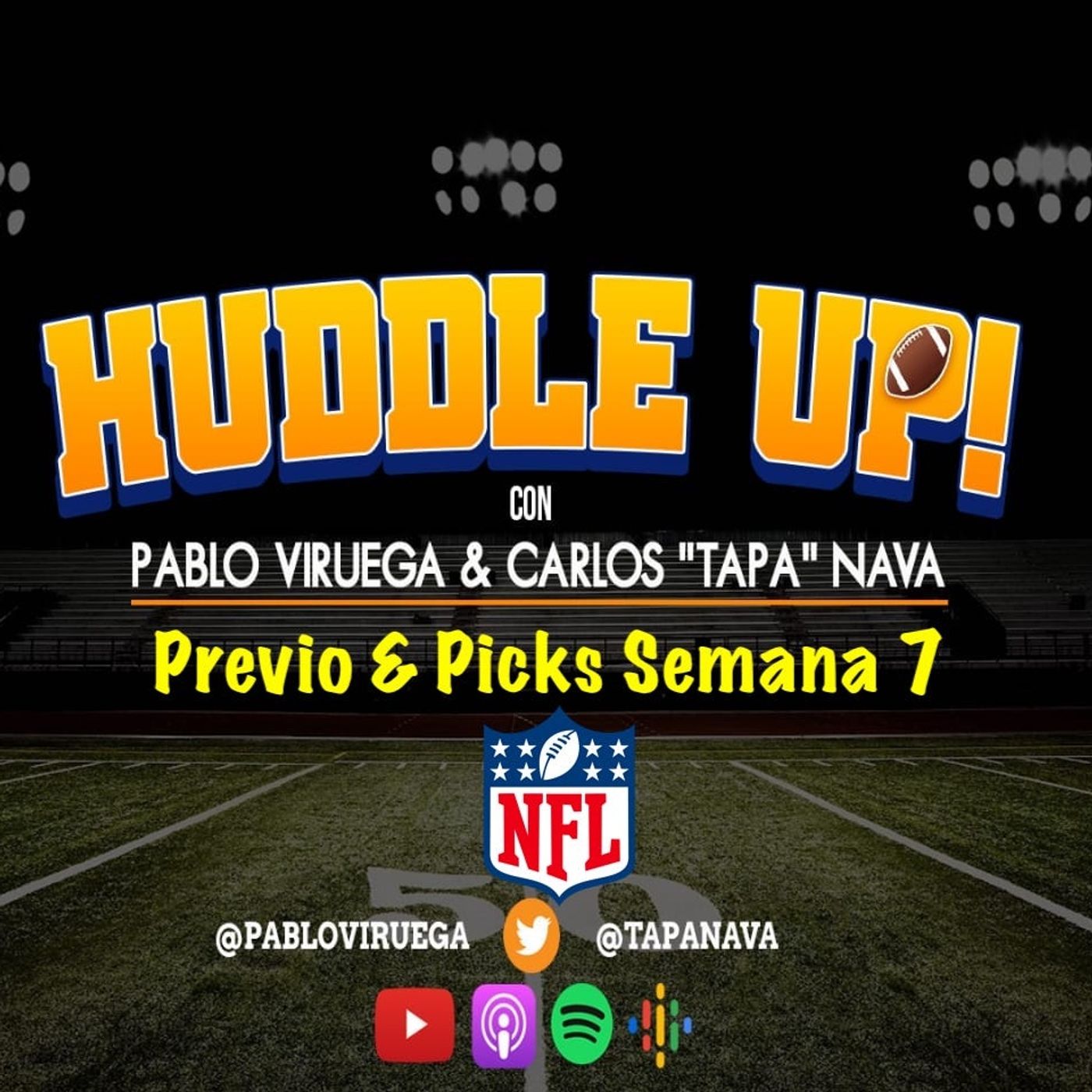 #HuddleUp Previo & #NFLPicks #NFL Semana 7 @TapaNava @PabloViruega #HuddleUp Previo & #NFLPicks #NFL Semana 7 @TapaNava @PabloViruega