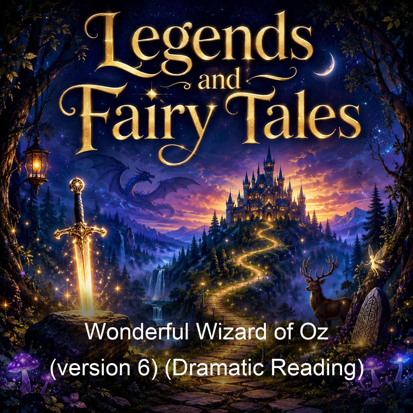 Wonderful Wizard of Oz (version 6) (Dramatic Reading) podcast artwork